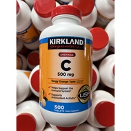 ✧Kirkland Vitamin C 500mg chewable 500 tablets❧。 kirkland vitamin c 。