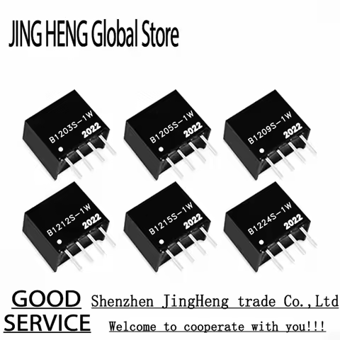 1PCS B1203S-1W B1205S-1W B1209S-1W B1212S-1W B1215S-1W B1224S-1W 12V TO 3.3V 5V 9V 12V 15V 24V DC-DC