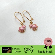 Kids unicorn Earrings Real Gold Pony Earrings 375 UBS Disney
