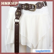 HNKMP Personalized Belt Vintage Punk Style Belts For Women Fashion Versatile Streetwear Belts Clothi