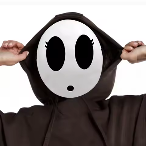 Shy Guy Mask Boy And Girl Styles Mask Halloween Birthday Masque Christmas Carnival Party Cosplay Shy