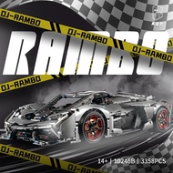 K Box 10246B Technic DJ Rambo Lamborghini Terzo Millennio 1:8 Buildin gBlock | 3,358 PCS