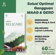 Heion Relicare 60 KAPSUL - Solusi Ampuh Asam Lambung Maag dan Gerd BPOM HERBAL ALAMI Penurun Asam La