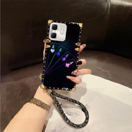 casing For Infinix Hot 50i infinix hot50i X6531 X6531B phone case Flash Crown Pattern Printed with F