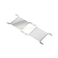 GRC 1/8 Stainless Steel Front Lampshade Protection Net Headlight Metal Grille for H8H Defender Upgra