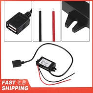 DC-DC Buck Adapter 12V/24V to USB 5V 3A Converter Regulator Cable Wires DC-DC Converter Regulator DC