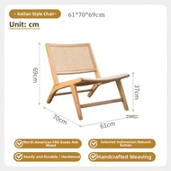 Nordic Modern Rattan Single Outdoor Lounge Chair