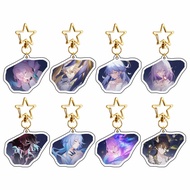 Game Honkai Star Acrylic Keychains Stand Cyrene DanHeng Evernight Cerydra Castorice Faden Figure Pen