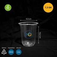 14oz OVAL CUP SCREEN PRINTING 7.3 grams - Free Design 1 Color Sidebebas