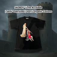เสื้อยืดโอเวอร์ไซส์ L SADBOY® | The Accolade | Semi-Oversized | 100% Organic Cottons