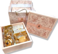 【春節禮盒】三享精緻禮盒(夏威夷豆塔/法式水果雪棉餅/奶油餅乾)