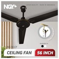 NEW NAGOYA CEILING FAN NG-56CF / KIPAS ANGIN GANTUNG PLAFON BALING BESI 56INCH KIPAS ANGIN ATAP BESA