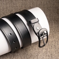 Men's Belt Buckle Genuine Leather Belt 4 Cm Oval Buckle