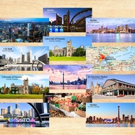 Canada Toronto Gift Souvenir Fridge Magnet Door Gift Food Culture Festivities 10 cm x 5