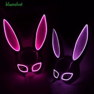 BLUEVELVET Cosplay Mask Masquerade Party Kitsune Cosplay Bunny Mask Mask Halloween Mask Led Light up