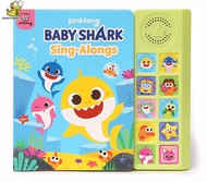 (In Stock) *Original* หนังสือเสียง Baby Shark Sing-Alongs 10 Button Sound Book | Baby Shark Toys | L