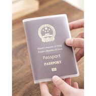passport cover Passport Holder Travel Passport Holder Holder Document Bag Frosted Transparent Passpo