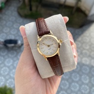 Hugi Women's Watch with Leather Strap HH139NT3 Small Dial Waterproof