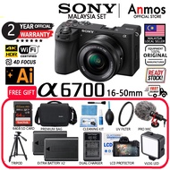 Sony a6700/A6700 Mirrorless Digital Camera With Lens ( Body & 16-50mm & 18-135mm ) ( 1+1 Year Sony M