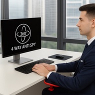 (360 Degree PC Cover Type) Anti-Peeping Screen Protector for Desktop Laptop Effective Privacy Protec