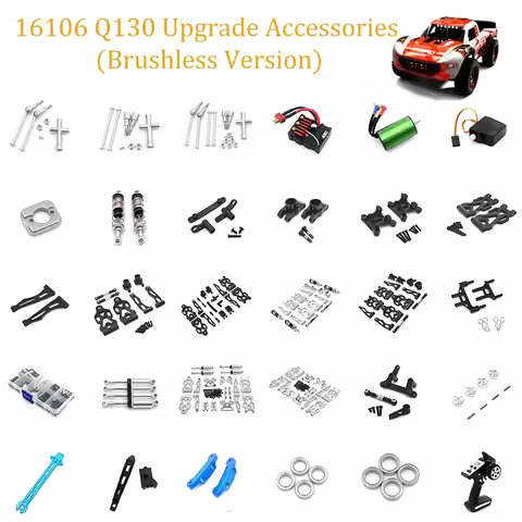 SCY 16106PRO Q130 RC Car Upgraded Bumper Car Shell Pillar Shock-absorbing Bearing Transmission Shaft