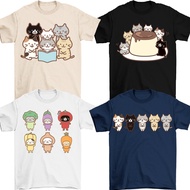FUKU NYANKO CATS T SHIRT kucing cat baju tshirt woman girl perempuan cartoon cute cotton comel FUKU 