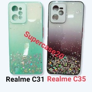 Realme C31 Realme C35 Casing Glitter Beautiful Luxurious Elegant Realme C31 Realme C35 Latest