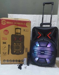 BlessS/ Speaker Aktif Bluetooth Portabel Kimiso QS-1205 + Microphone Kabel  Free Remote Control