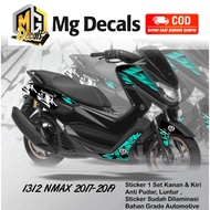 1312 Old YAMAHA N-MAX Motorcycle Striping Sticker In 2017-2019 Cool Variation List mg decals