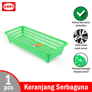 SHINPO Keranjang Plastik Kecil Persegi Panjang 30 CM Bakul Segi Astro Storage Kotak Penyimpanan SPO-