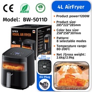 SPRX Air Fryer Household Flip-Free airfryer Large Capacity Air Fryer Oven Air Fryer Visible