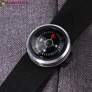 BEBETTFORM Watch Compass, Waterproof Detachable Umbrella Rope Compass,  Petite Black Aluminium Alloy
