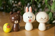 #LineFriends代購 JP🇯🇵 📦預購 日本代購【卯三郎こけし】 Line Friends 木製擺設