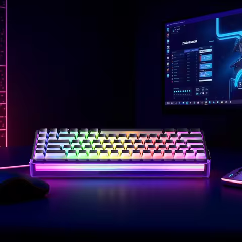 AULA HERO 68HE Magnetic Switch Keyboard RGB Gaming Mechanical Keyboard Rapid Trigger 8K Return Wired