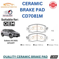 (Front) Ceramic Brake Pad Subaru XV 2021 GT3 GT7 Spare Part