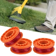 3 Pcs Trimmer Spool Line for Worx Replacement Grass Trimmer Line Spool Set For Worx Weed Eater Weed 