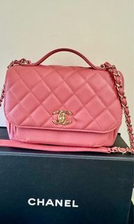 Chanel Handbag Pink Business Affinity medium