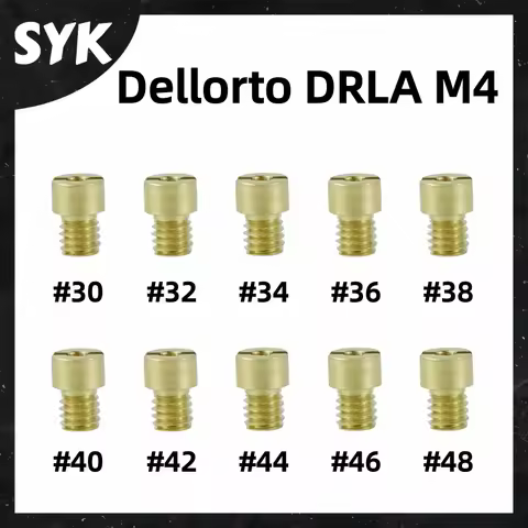 M4 Power Jet For Dellorto DRLA 36/40/45/48 Carburetor Jet Kits Universal Parts Dellorto PHVA 12 14.5