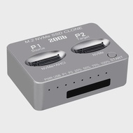 NVME Docking Station Dual-Bay M.2 NVME SSD Clone 20Gbps USB 3.2 ประเภท C ฮาร์ดดิสก์ภายนอก State Driv