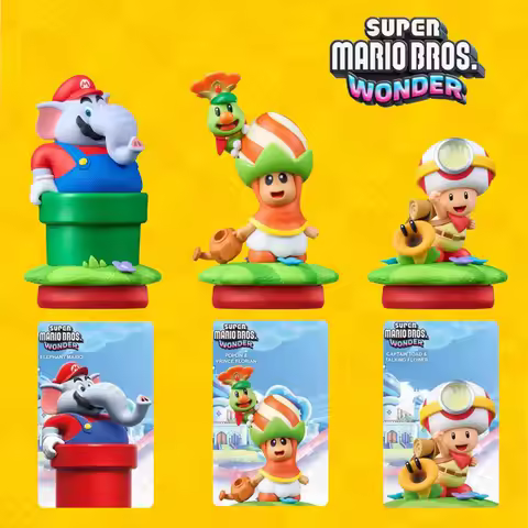 Super Bros Wonder + Meetup in Bellabel Park POPLIN PRINCE FLORIAN CAPTAIN TOAD &TALKING FLOWER ELEPH