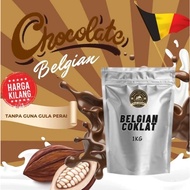 1KG BELGIAN CHOCOLATE Direct Kilang Tanpa Gula Perai Minuman Koko Chocolate Drink coklat air
