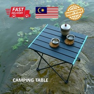 Outdoor Aluminum Camping Table Fordable Portable Barbecue Picnic Campfire Table Easy Carry