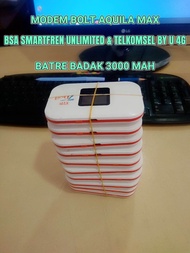 modem Bolt aquila max unlock kartu smartfren dan telkomsel 4G