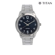 Titan Analog Blue Dial Stainless Steel Strap watch for Men