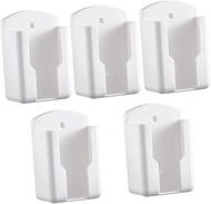 STOBOK 5pcs Wall Storage Box Strip Basket Cell Phone Wall Holder Wall Mount Organizer Remote Control