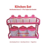 Stackable Spice Rack | Kitchen Set of 7