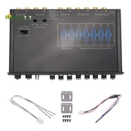 7 Band Car Equalizer Audio EQ Tuning Crossover Amplifier Parametric Car Preamplifier Audio Equalizer