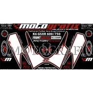 モトグラフィックス ボディパッド Front スズキ GSX-R600/750 タイプ NS009WR MT-NS009WR