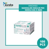 INNOMED NANOGLIDE INSULIN PEN NEEDLE 32G 4MM/5MM/6MM 100'S