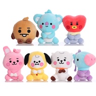 Kpop Bangtan Boys Baby Kawaii Stuffed Animals Plush Toy TATA COOKY CHIMMY SHOOKY KOYA RJ MANG Doll C